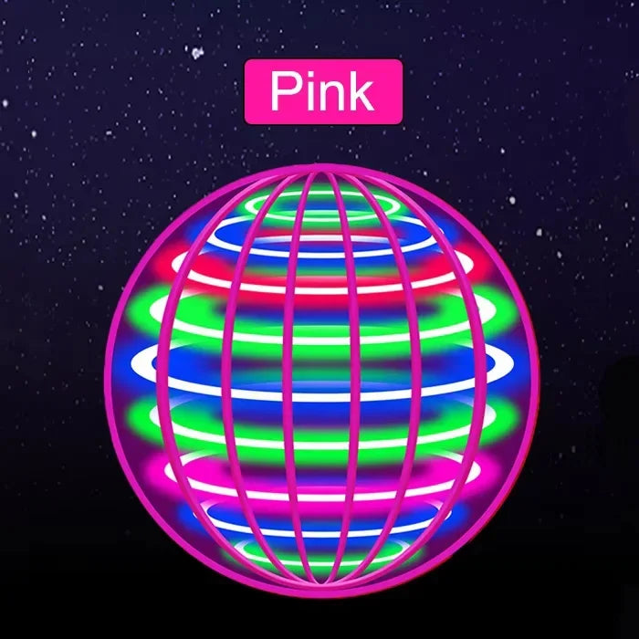 Flying Ball Toy LED Hover Spinning Ball for Indoor & Outdoor Play