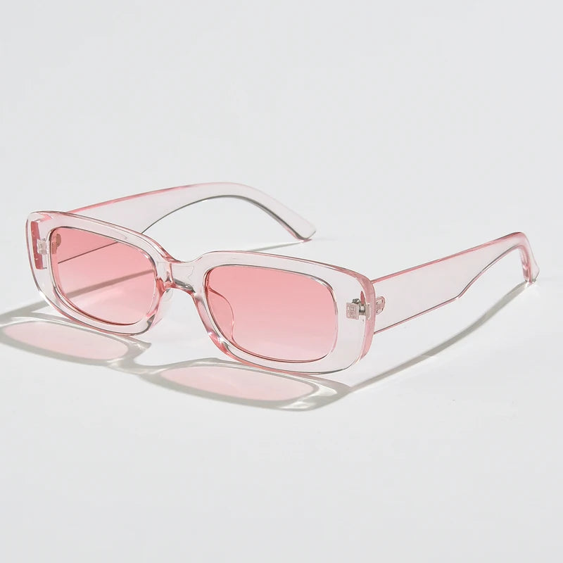 Vintage Square Sunglasses UV400 Retro Square Frame