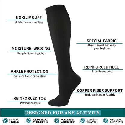 Compression Socks for Running Travel Sports & Daily Wear