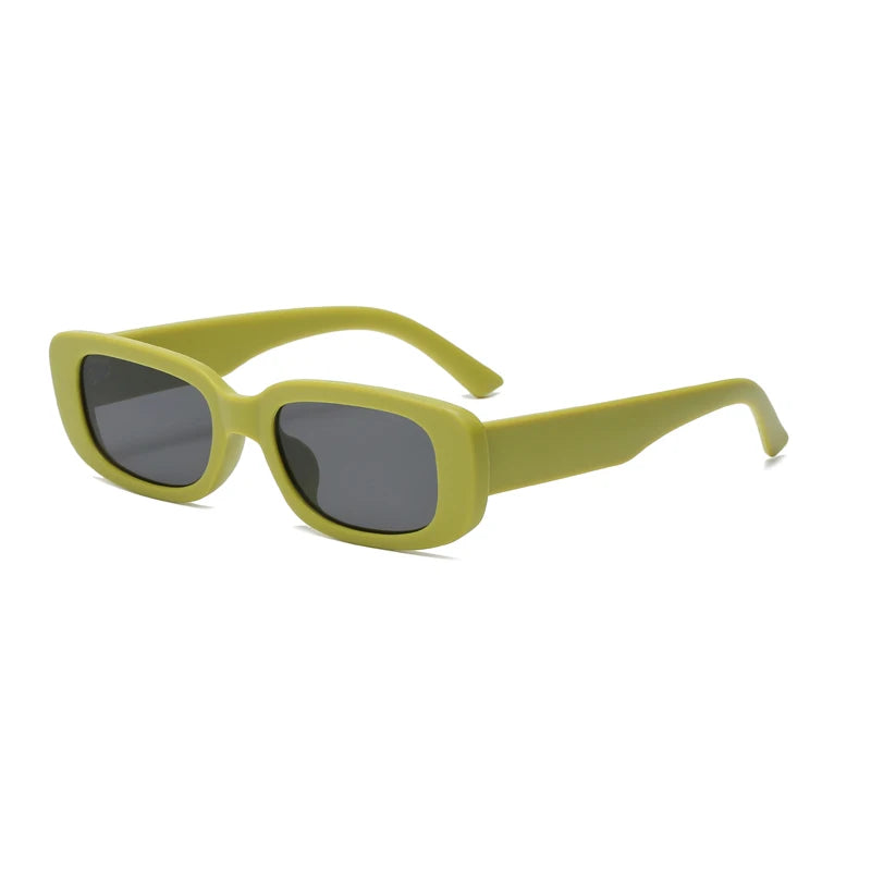 Vintage Square Sunglasses UV400 Retro Square Frame