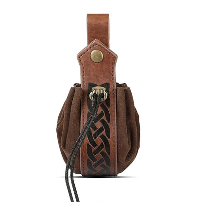 Medieval Cosplay Belt Set with Waist Pouch for Renaissance Costume