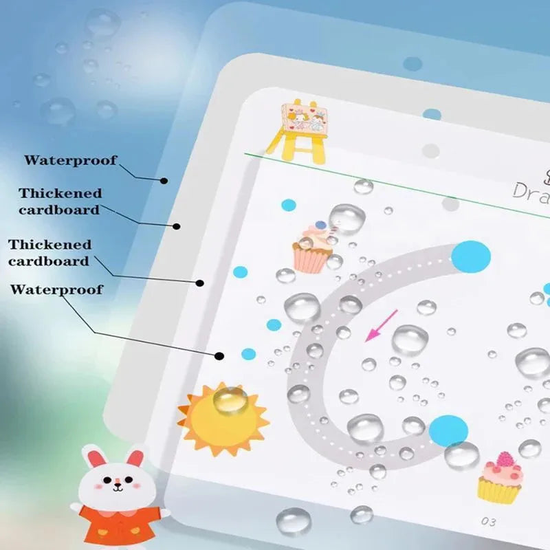 Reusable Tracing Workbook Pen Control & Writing Practice for Kids