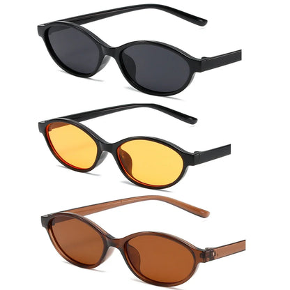 Oval Sunglasses with UV400 Mirror Lenses for Men & Women