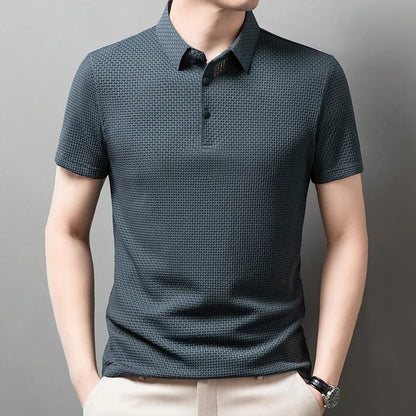 Men's Polo Shirt Breathable Short Sleeve Casual Summer Top