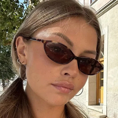 Oval Sunglasses with UV400 Mirror Lenses for Men & Women
