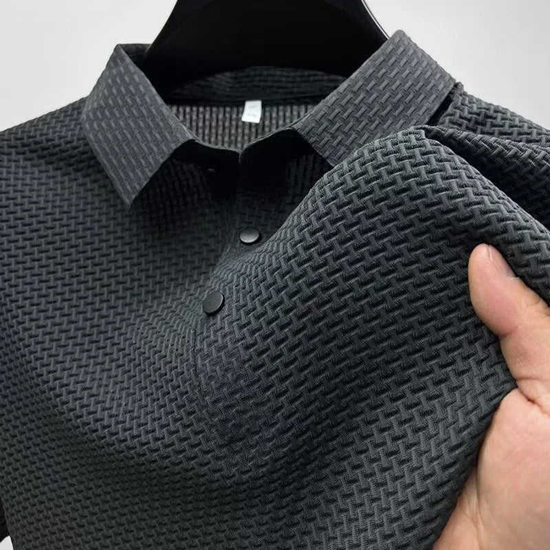 Men's Polo Shirt Breathable Short Sleeve Casual Summer Top