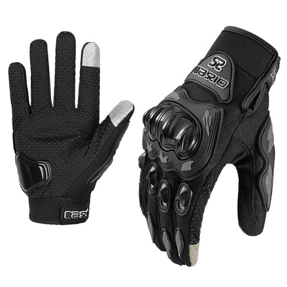 Motorcycle Gloves with Touch Screen & Hard Knuckle Protection