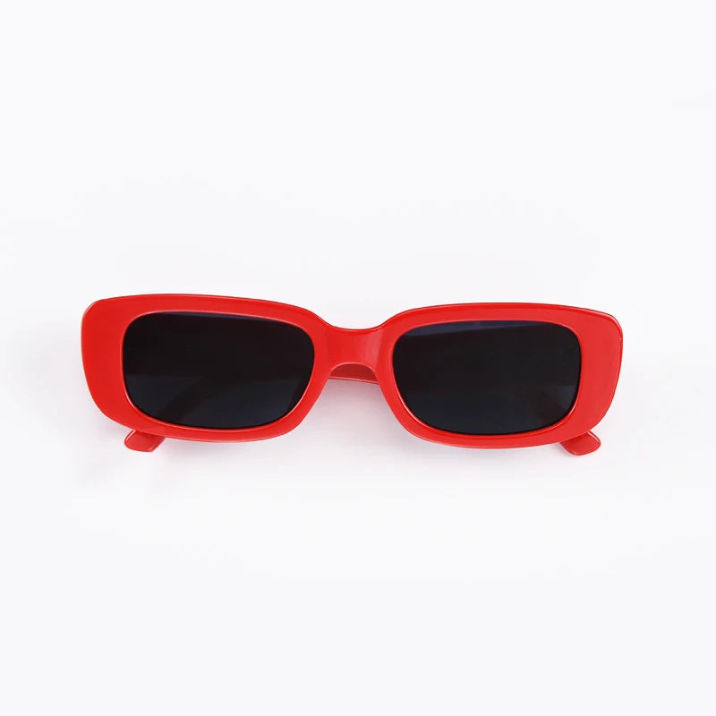 Vintage Square Sunglasses UV400 Retro Square Frame