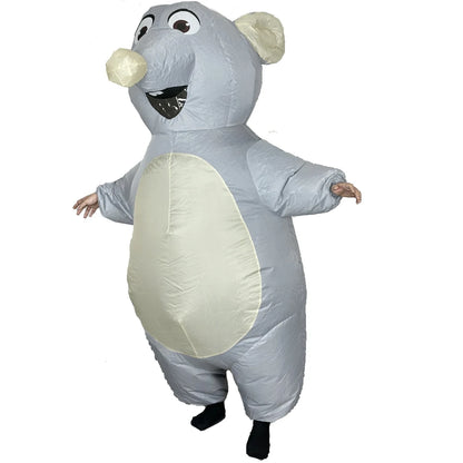 Inflatable Mouse Costume for Adults Funny Halloween Cosplay Suit