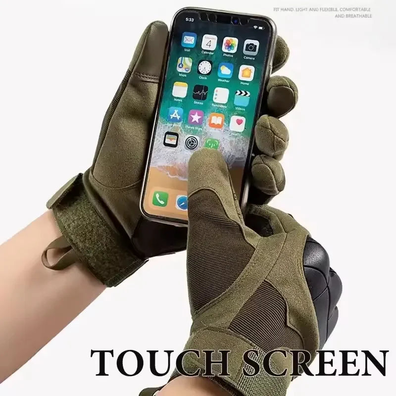 Motorcycle Gloves with Touch Screen & Waterproof Protection