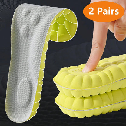 Sports Insoles with Arch Support Breathable Shock Absorption Pads