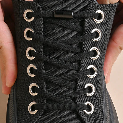 Elastic No Tie Shoelaces with Metal Lock for Kids & Adults