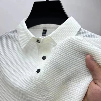 Men's Polo Shirt Breathable Short Sleeve Casual Summer Top