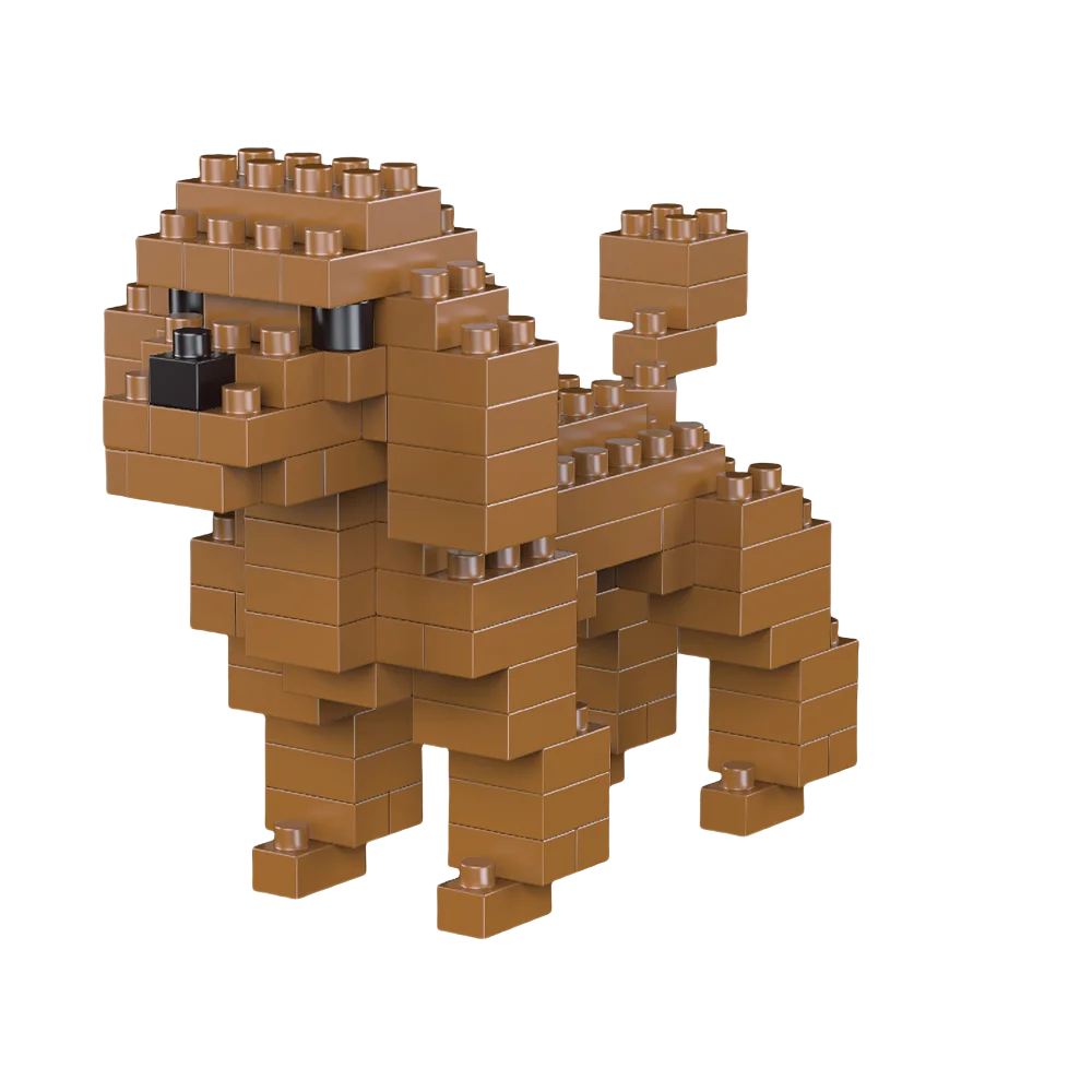 Dog Building Block Set Mini Micro Brick Construction Model Toy