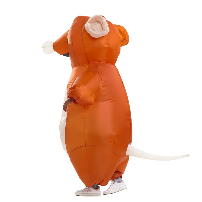 Inflatable Mouse Costume for Adults Funny Halloween Cosplay Suit
