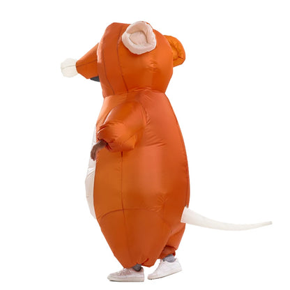 Inflatable Mouse Costume for Adults Funny Halloween Cosplay Suit