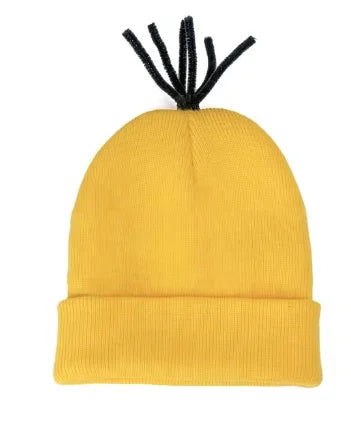 Yellow Costume Accessory Set with Beanie, Goggles and Gloves
