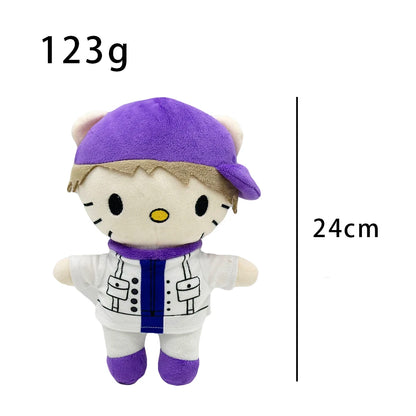 Cat Plush Toy Soft Stuffed Doll with Outfit 20-25cm