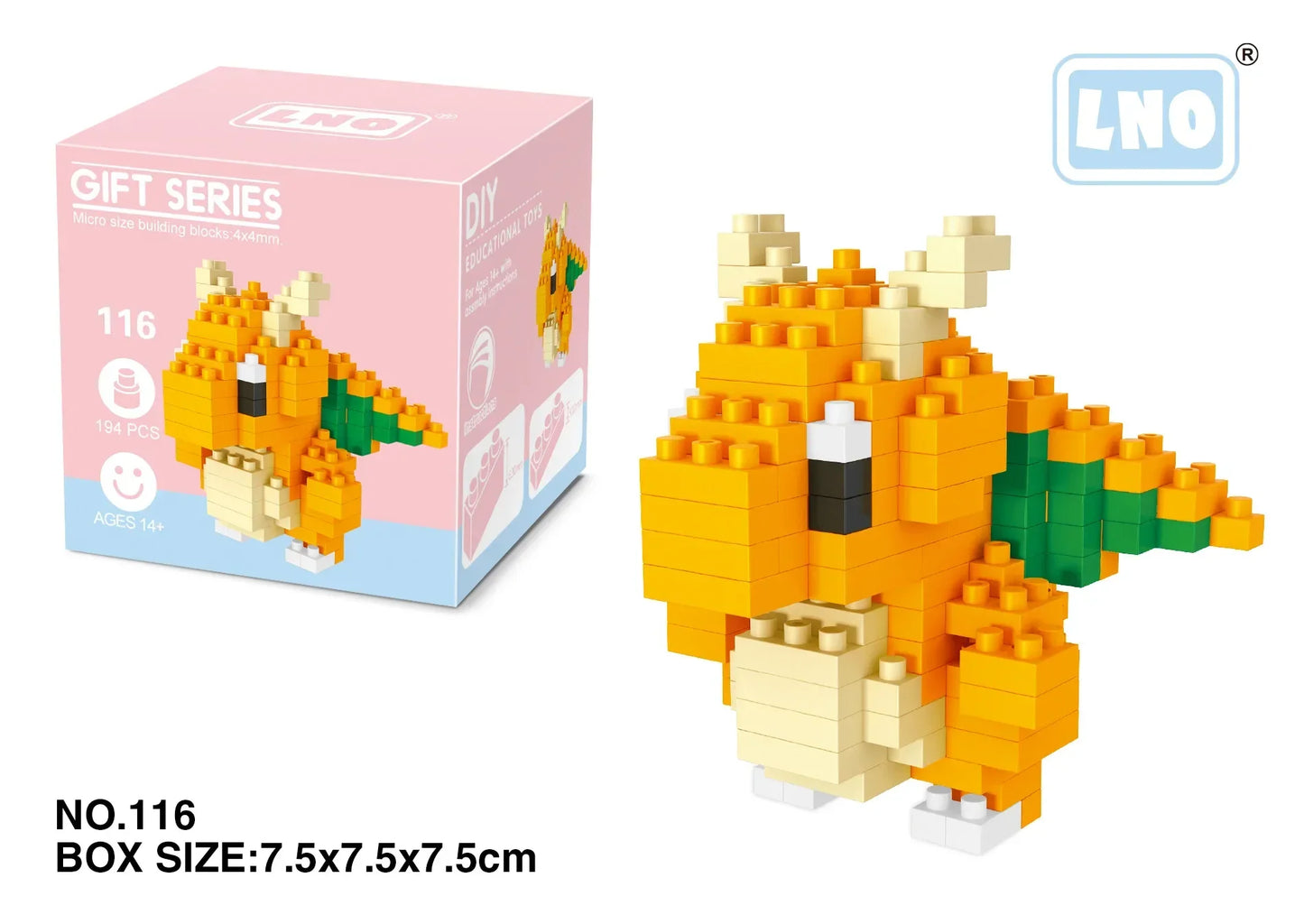 Mini Building Block Set – Micro Building Block Model Kit for Display