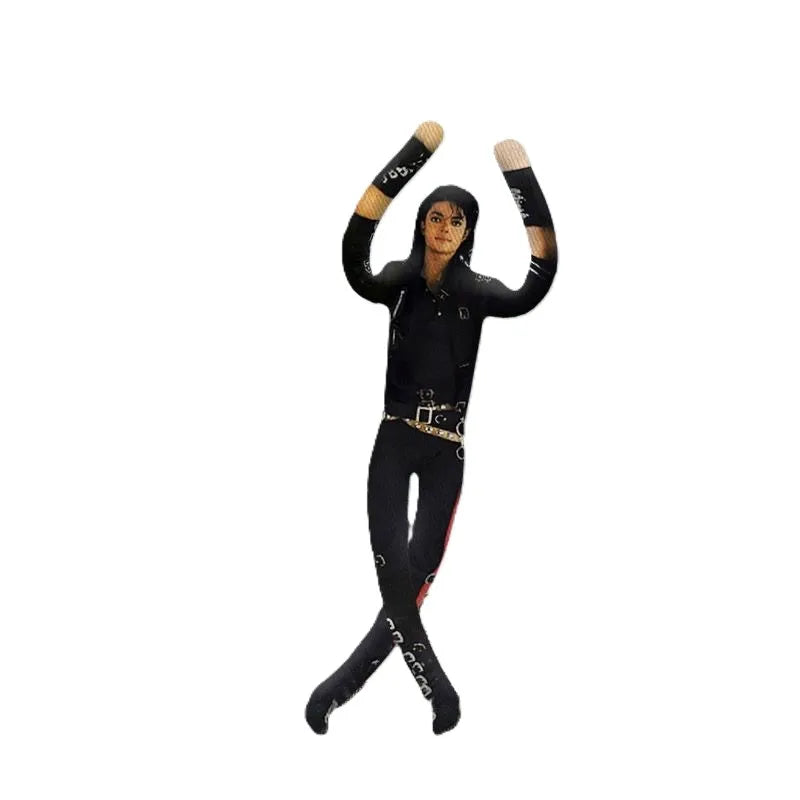 Plush Figure Doll with Articulated Joints for Display and Room Decor