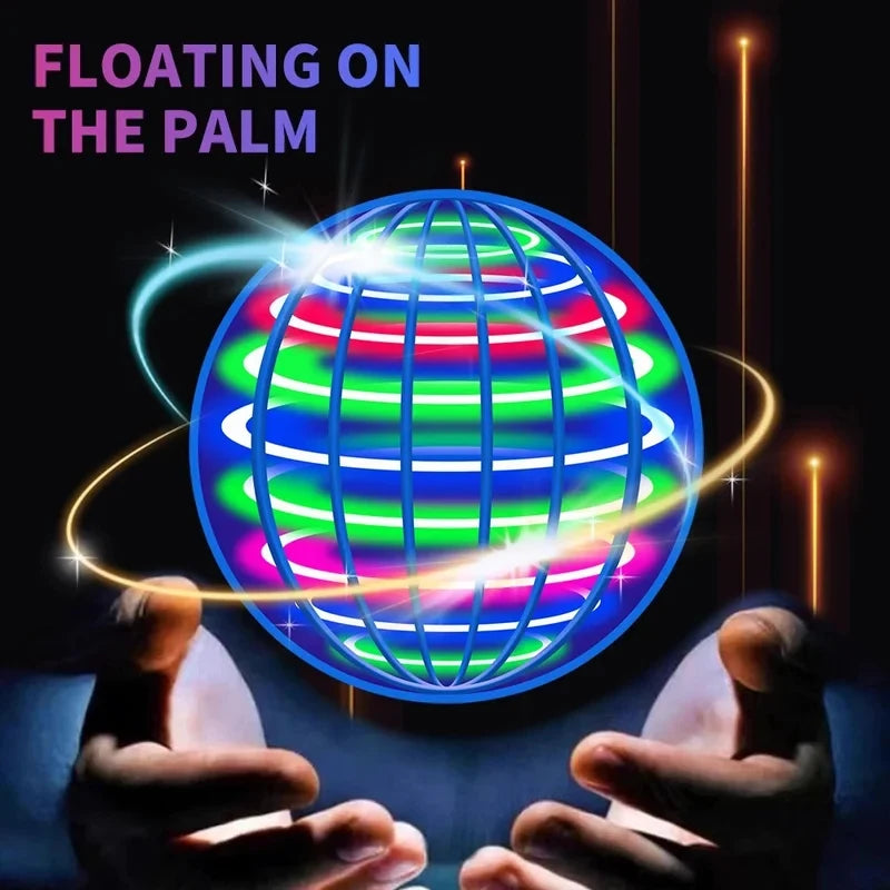 Flying Ball Toy LED Hover Spinning Ball for Indoor & Outdoor Play
