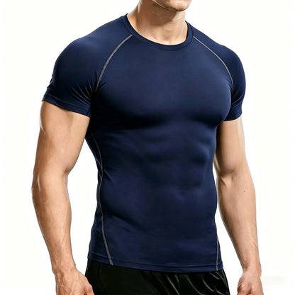 Men's Compression T Shirt Quick Dry Gym Running Top