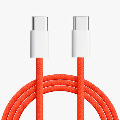 USB-C to USB-C Cable 60W Fast Charging Nylon Braided Data Cable