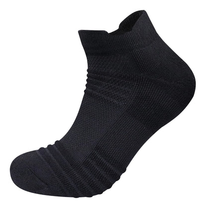 Sports Terry Socks Cushioned Moisture Wicking Ankle Socks 3 Pairs