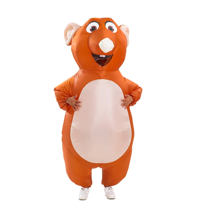Inflatable Mouse Costume for Adults Funny Halloween Cosplay Suit
