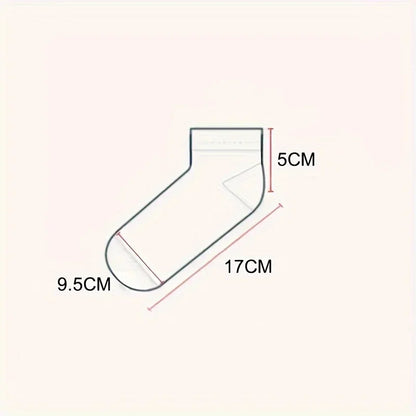 Men's Low Cut Socks Breathable Color Block Ankle Socks