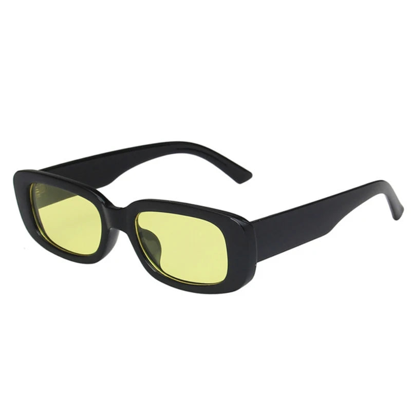Vintage Square Sunglasses UV400 Retro Square Frame