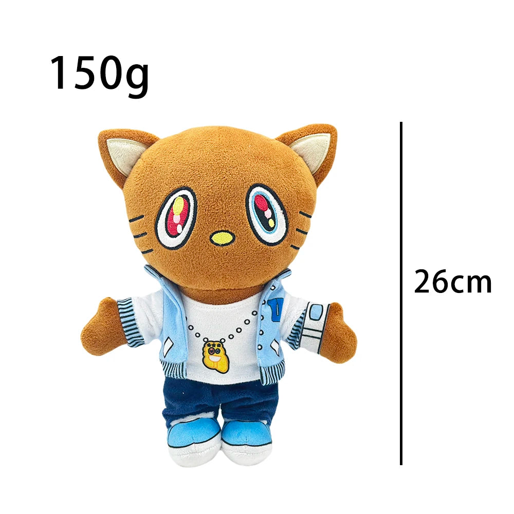 Cat Plush Toy Soft Stuffed Doll with Outfit 20-25cm
