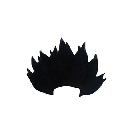 Martial Arts Costume with Wig Tail and Wristbands for Kids & Adults