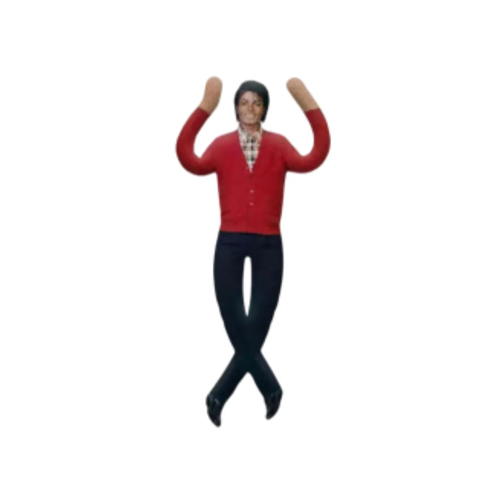 Plush Collectible Doll with Movable Design for Display and Home Decor