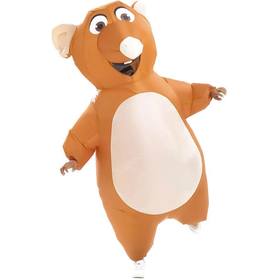 Inflatable Mouse Costume for Adults with Fan