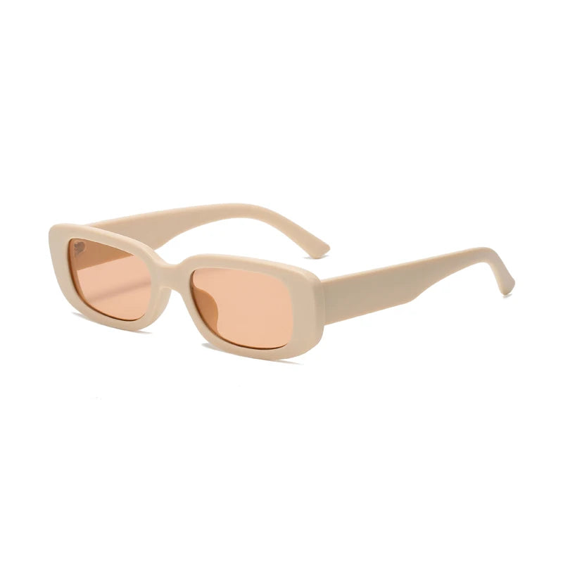 Vintage Square Sunglasses UV400 Retro Square Frame