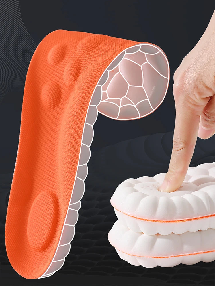 Sports Insoles with Arch Support Breathable Shock Absorption Pads
