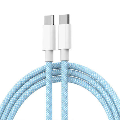 USB-C to USB-C Cable 60W Fast Charging Nylon Braided Data Cable