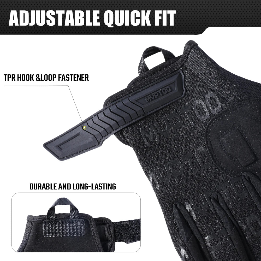 Tactical Gloves with Touch Screen & Non-Slip Grip for Outdoor Use