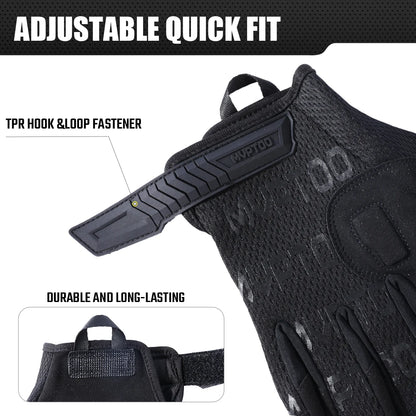 Tactical Gloves with Touch Screen & Non-Slip Grip for Outdoor Use