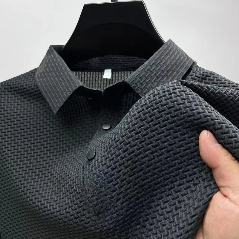 Men's Polo Shirt Breathable Short Sleeve Casual Summer Top