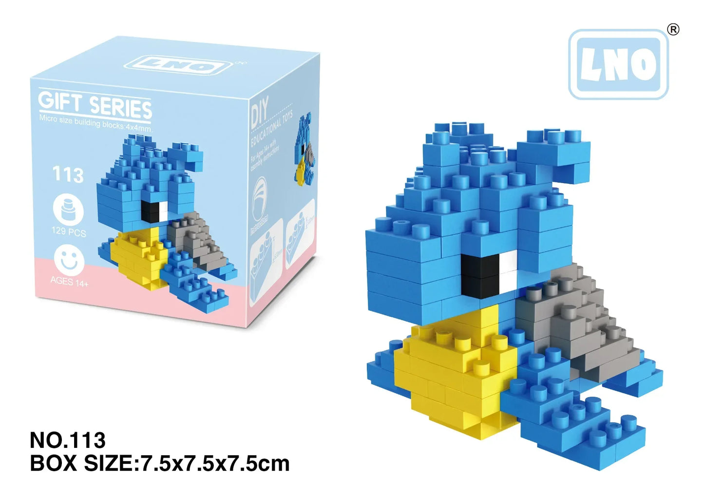 Mini Building Block Set – Micro Building Block Model Kit for Display