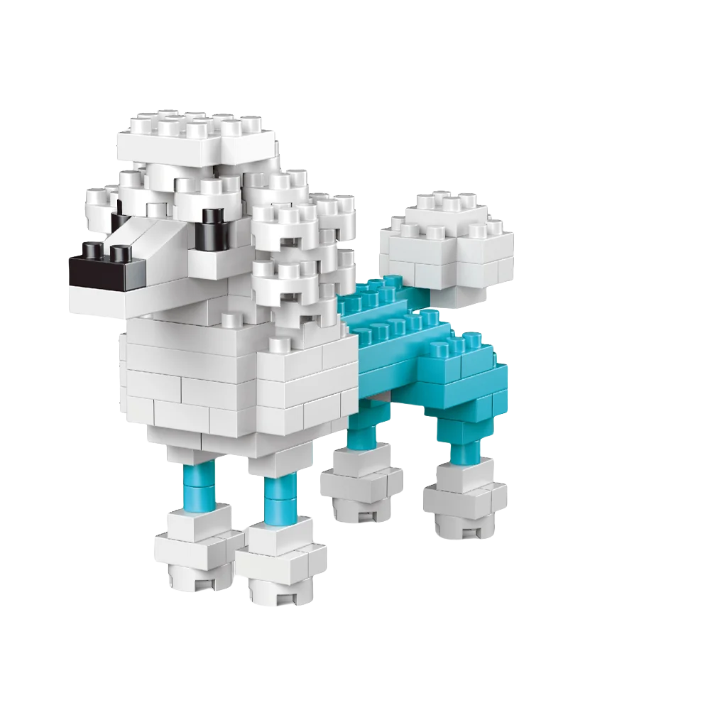Dog Building Block Set Mini Micro Brick Construction Model Toy