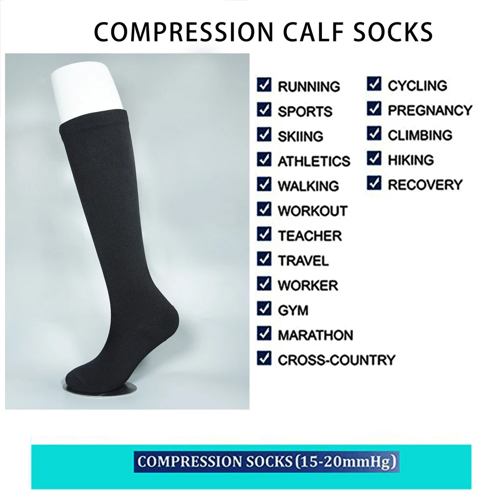 Compression Socks for Running Travel Sports & Daily Wear