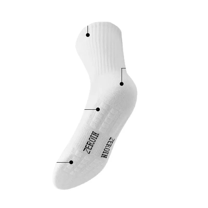 Basketball Socks Cotton Cushioned Crew Sports Socks for Men