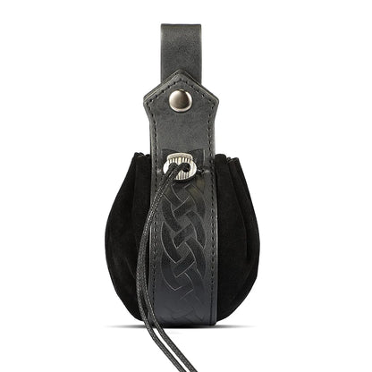 Medieval Cosplay Belt Set with Waist Pouch for Renaissance Costume