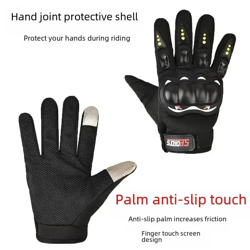 Motorcycle Gloves Full Finger Touch Screen for Riding & Cycling