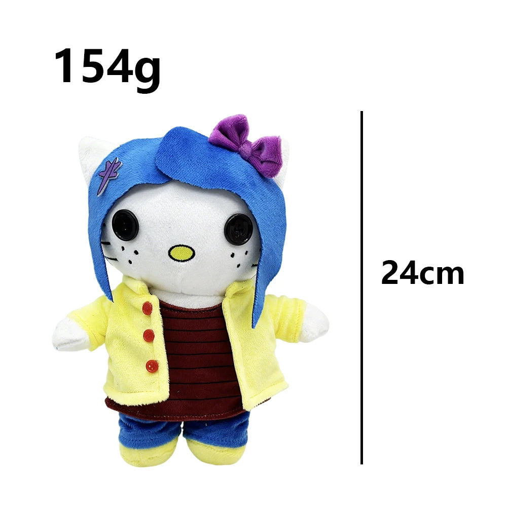 Cat Plush Toy Soft Stuffed Doll with Outfit 20-25cm