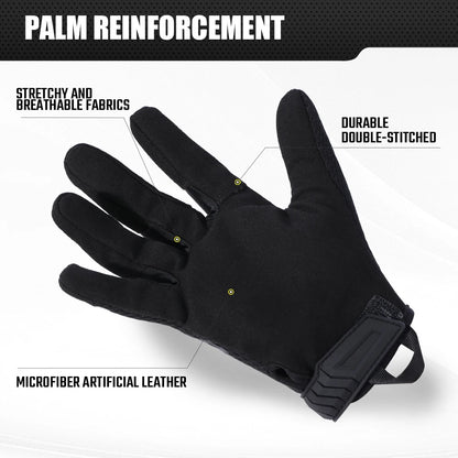 Tactical Gloves with Touch Screen & Non-Slip Grip for Outdoor Use
