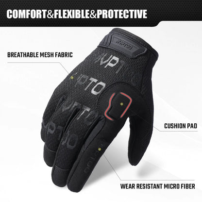 Tactical Gloves with Touch Screen & Non-Slip Grip for Outdoor Use